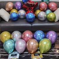 factory direct supply 1 8g 10 inch metal balloons wholesale can be used for wedding and birthday parties