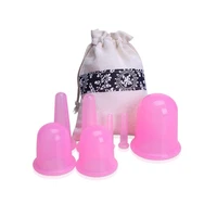 7pcsset silicone anti cellulite cup vacuum massage suction cups body pain relief roller manual suction cups cupping therapy kit