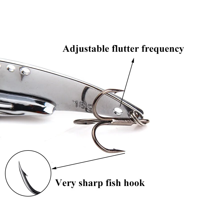 1 шт. металлическая блесна Приманка VIB приманка 6 см 18 г вибрации рыболовная на