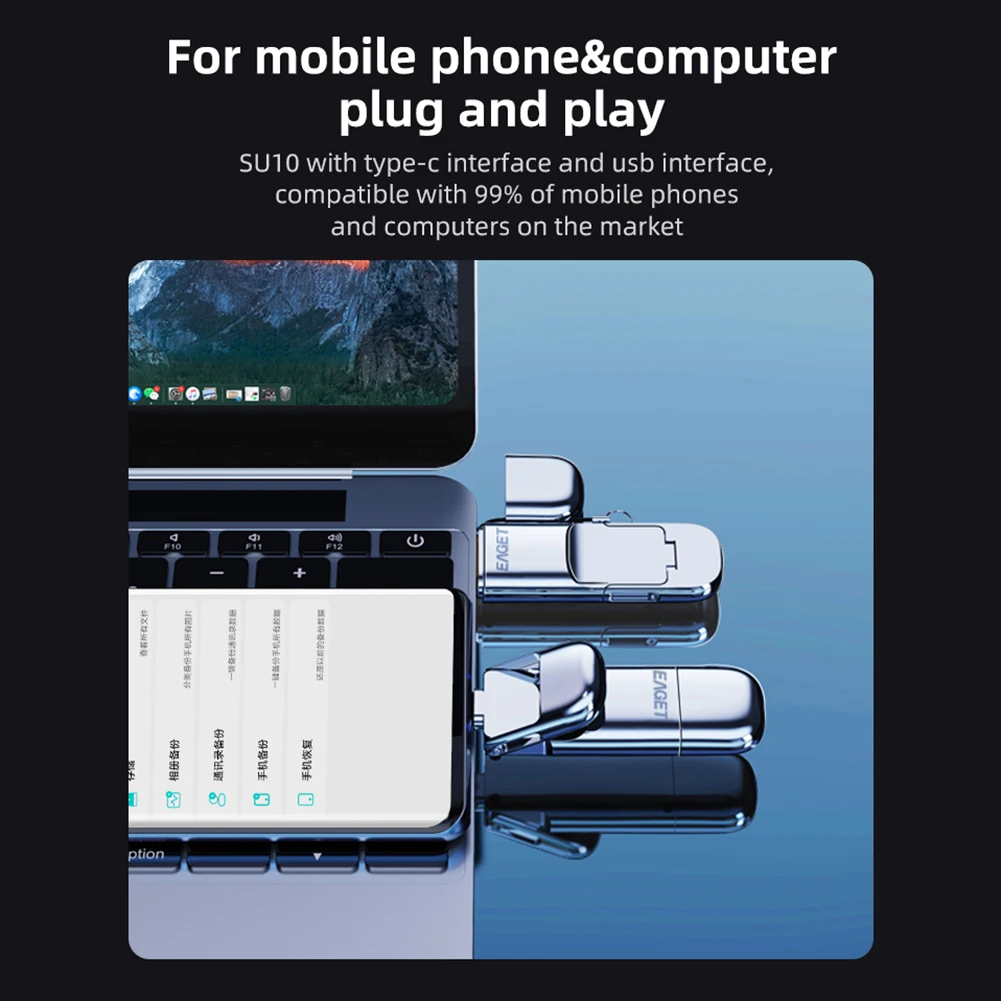 USB флеш-накопитель USB3.1 GEN2 высокое Скорость твердотельный накопитель u-диск 128G 256G