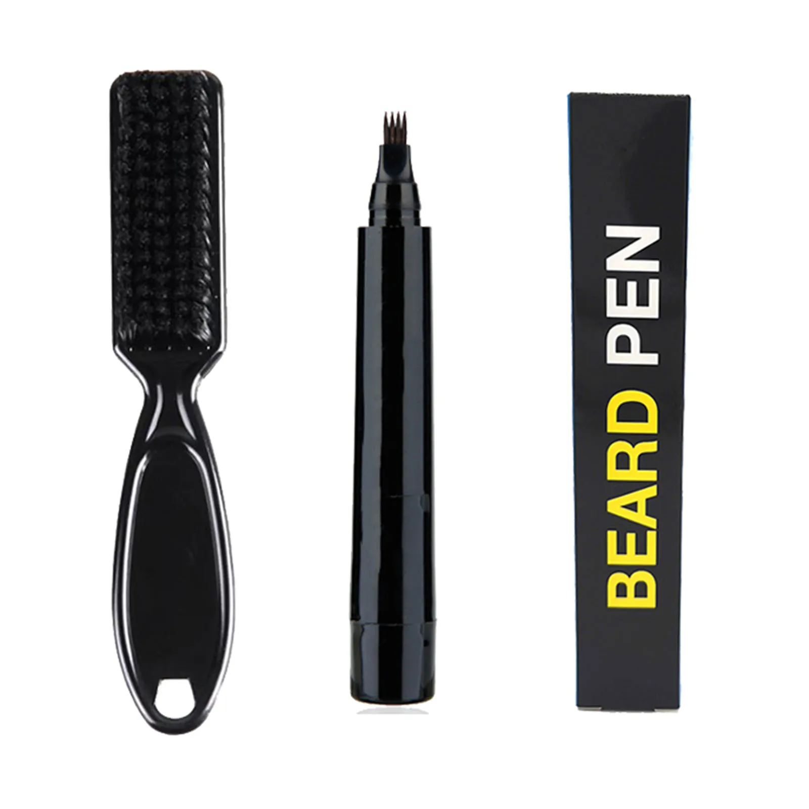 Мужской карандаш для заполнения бороды, крем для бритья усов, долговременное покрытие, восстановление и формирование усов.