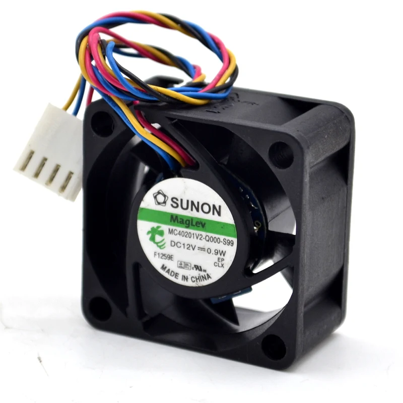 Для SUNON новый и оригинальный Φ 4020 40 мм 12 В 0 9 Вт 4 проводной ШИМ охлаждающий