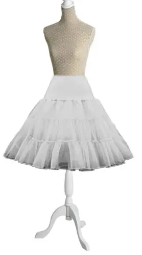 Лидер продаж короткая Нижняя юбка из органзы кринолин винтажные свадебные