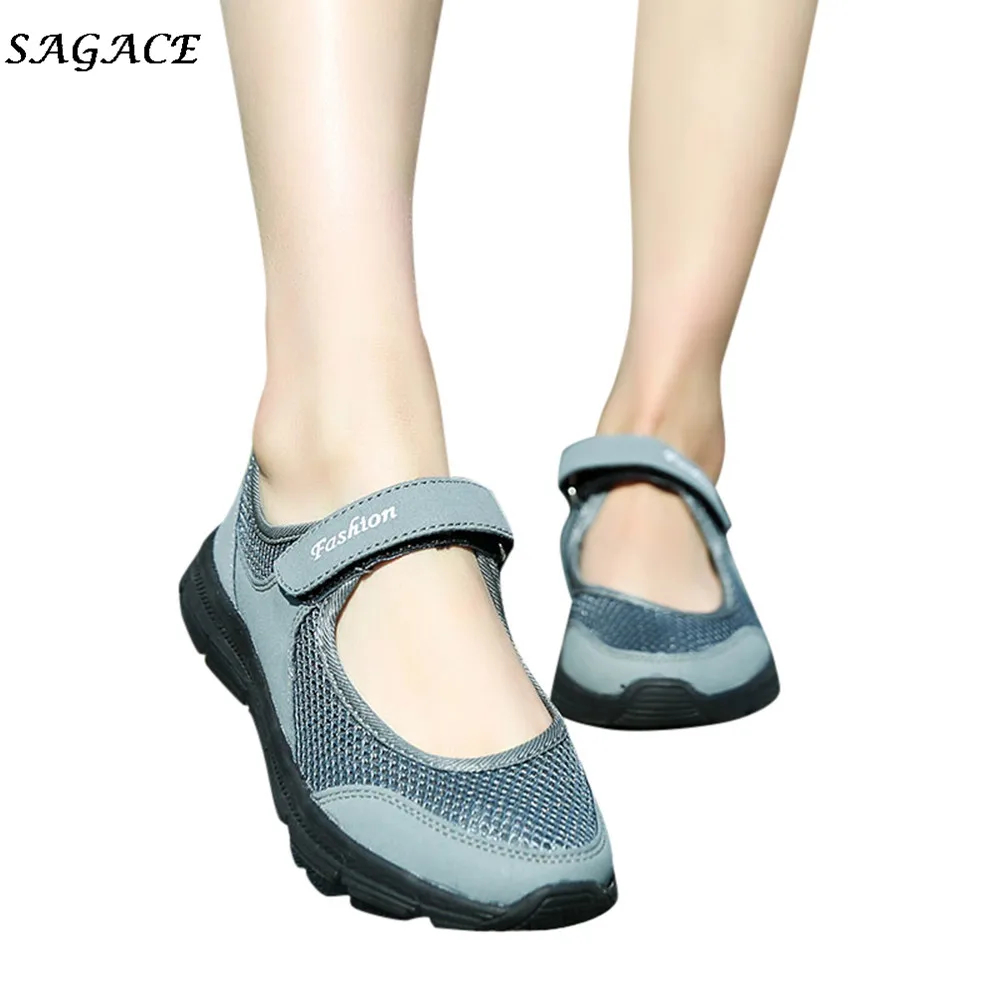 Сандалии SAGACE женские сетчатые спортивная обувь повседневные Нескользящие на