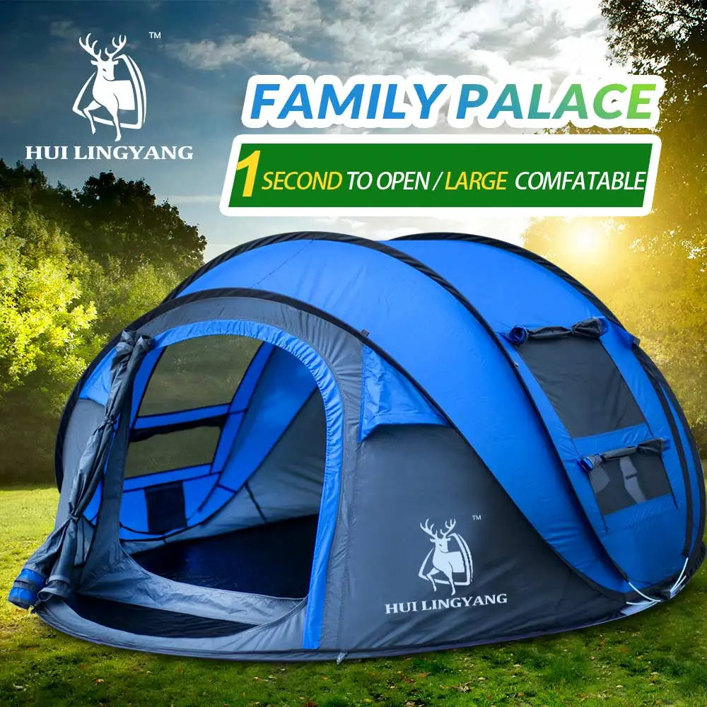 Автоматическая 4 человека большая всплывающая палатка 2019 Новое поступление