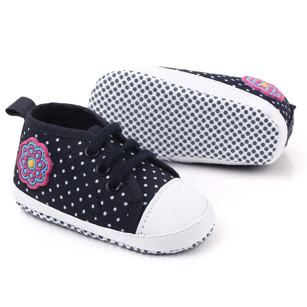 1 пара шикарных ботинок для маленьких девочек парусиновые ботиночки малышей в