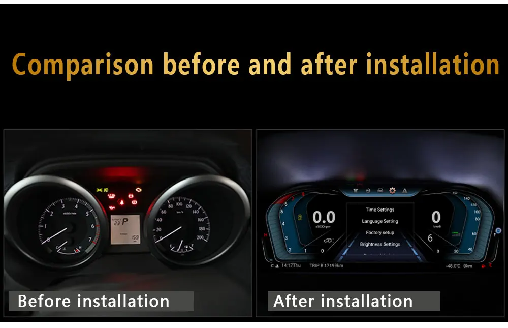 

Ouchuangbo 12.3 Inch LCD dashboard multimedia HD screen for Toyota RAV4 2020 Modified Dashboard With 4 Core 32GB GPS Navigation