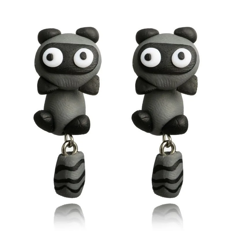 

New Design Cartoon Groot Stud Earrings for Women Girls Kids Fashion Jewelry Handmade Polymer Clay Cute Earrings Gift