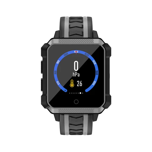 Gray Смарт-часы Greentiger H7, 4G, мужские, gps, Wi-Fi, 1 Гб+ 8 Гб, 600 мАч, монитор сердечного ритма, Bluetooth, IP68, водонепроницаемые, умные часы PK B57 - Цвет: Gray