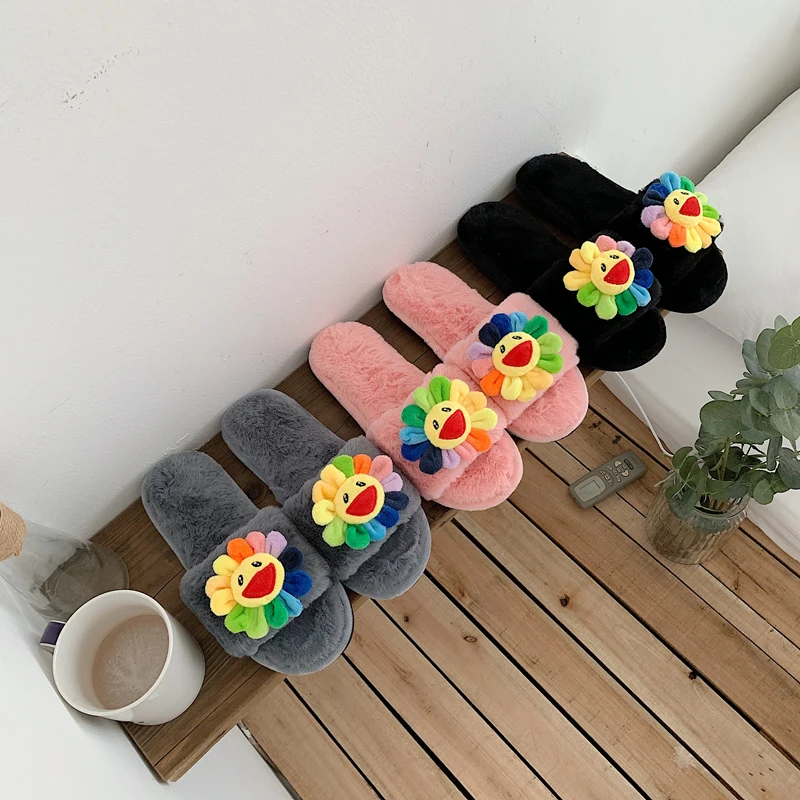 Женские тапочки в японском стиле милые домашние хлопковые с героями