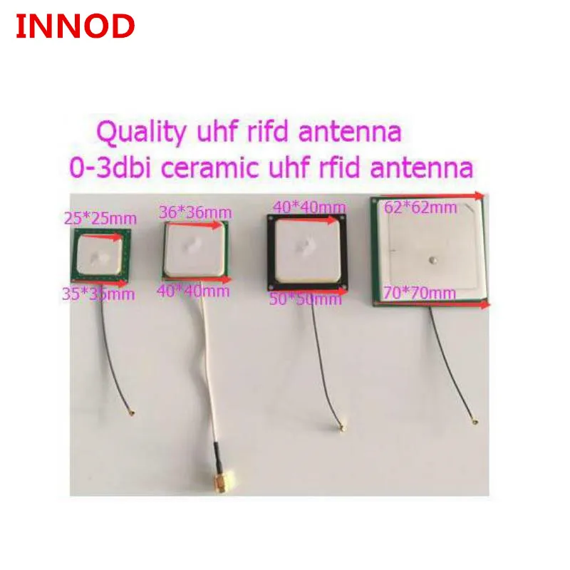 Разъем ipex sma 62*62 мм 3dbi 868 МГц 900 epc gen2 uhf читатель антенна средняя micros керамика rfid тег