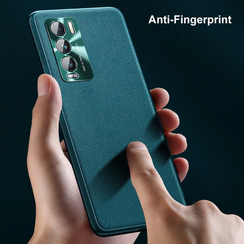 luxury leather phone case for realme gt master explorer cover silicone case for oppo reno 3 4 5 6 pro plus find x2 x3 lite neo free global shipping