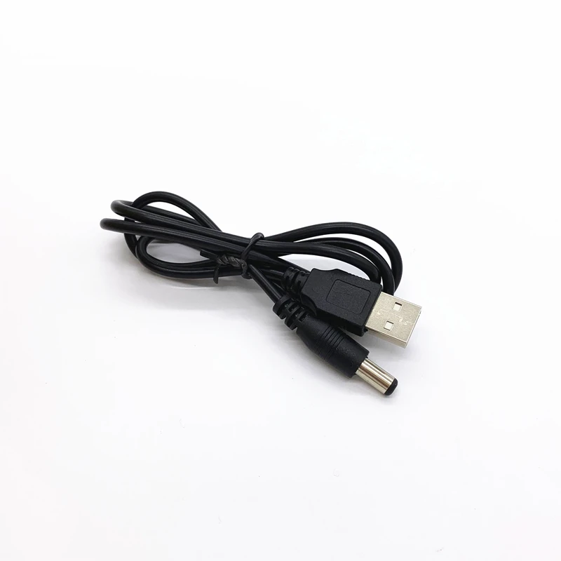 80 см длина лучший черный USB порт 5 в 5*2 1 мм DC цилиндрический кабель питания разъем