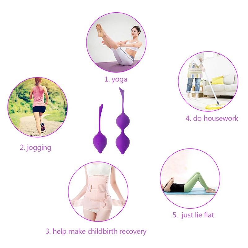 Мягкие силиконовые Умные шары вибраторы для женщин вагинальные затягивающие