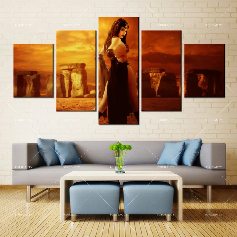 

Forbeauty Canvas Painting Wall Art Gothic_fantasy_girls_girl Spray Printing Waterproof Ink Home Decor Oil Paintings Abstract