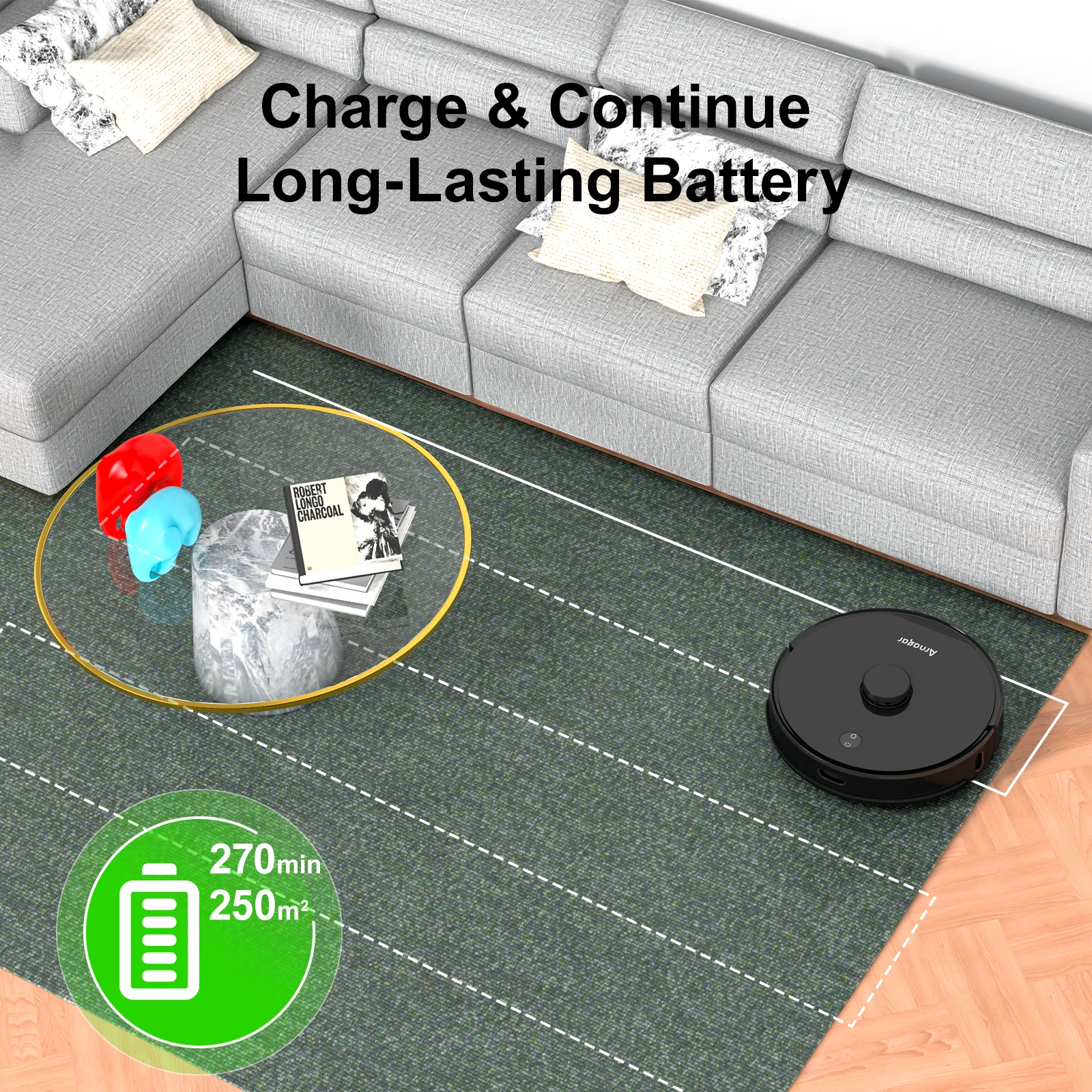 Робот пылесос с функцией сухой и влажной уборки 2700 Па|Пылесосы| |