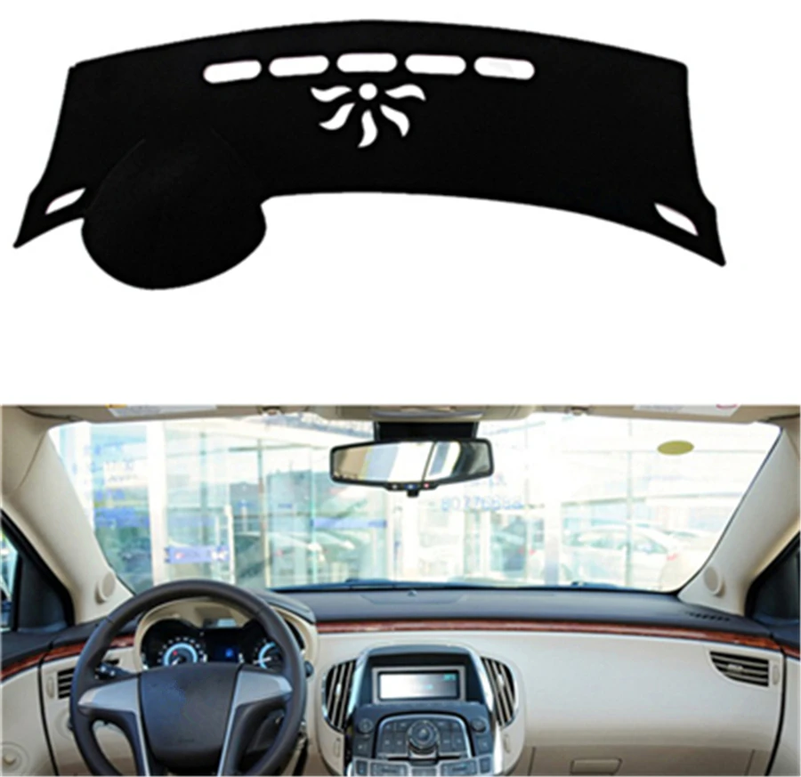 

Sinjayer Anti-slip Car Dashboard Cover Dashmat Pad Inner Auto Carpet Sun Shade Dash Board Cover Fit For BUICK LaCROSSE 2009-2015