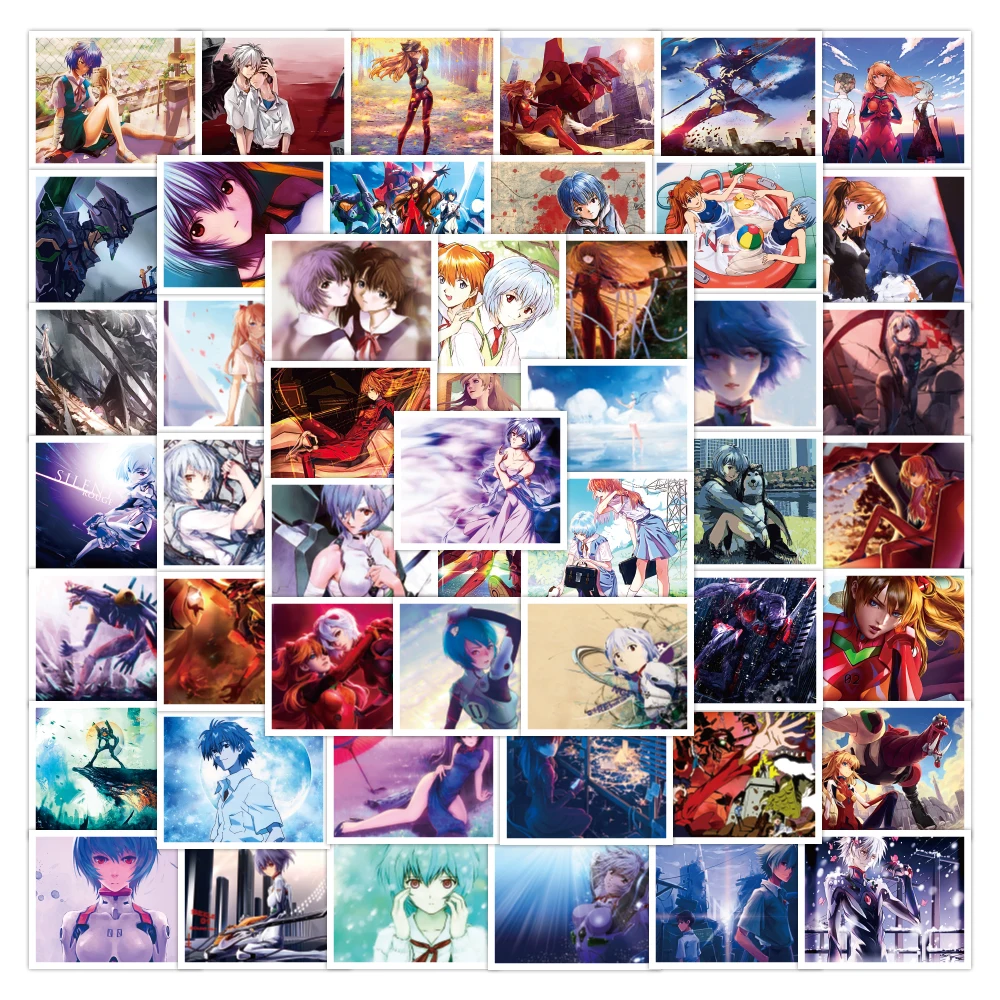 

10/30/50PCS Cartoon Anime Evangelion Graffiti Stickers Car Skateboard Motorcycle Guitar Phone Bike Waterproof Sticker Kid Toy