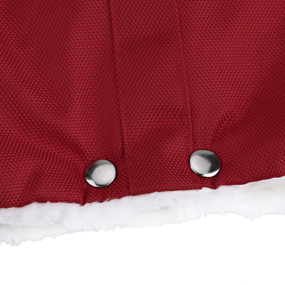 Зимняя детская коляска с муфтой для рук теплым мехом флисовая ручная крышка