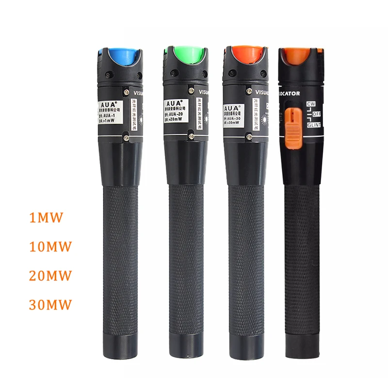 Preferential price Laser 30MW/20MW/10MW/1MW Visual Fault Locator Fiber Optic Cable Tester 5-30Km Range VFL AUA-30 |