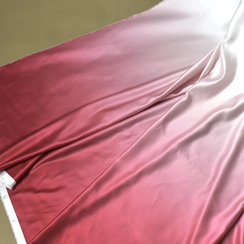 Высококачественный жемчуг нефритовый атлас с постепенным изменением атласная