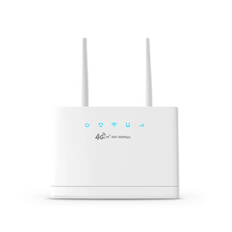 LTE Router CAT4 300Mbps Indoor 4G Indoor CPE SIM Card Wifi Route Unlocked FDD/TDD Card 5000 mAh battery RJ45 WAN LAN