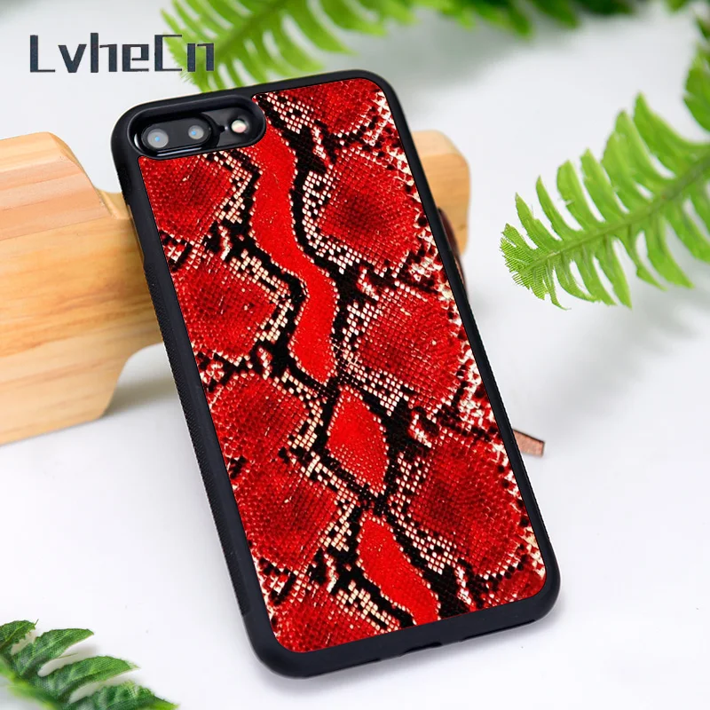 LvheCn силиконовый резиновый чехол для телефона iPhone 6 6S 7 8 Plus X XS XR 11 12 Mini Pro Max красная