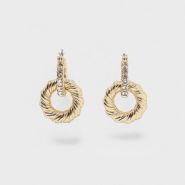 JJFOUCS серьги из искусственного жемчуга для женщин золотого цвета металлические