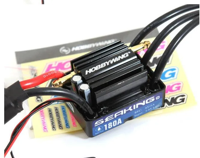 Двигатель HobbyWing SeaKing V3 180A BL ESC 6 в/5A BEC для радиоуправляемой гоночной лодки |