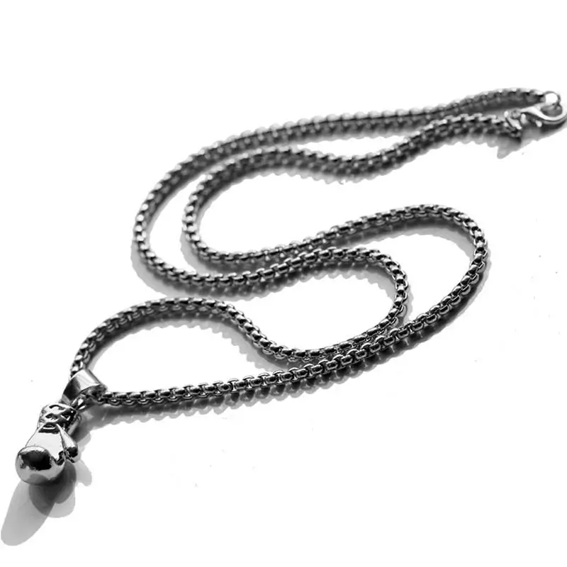 Мужские кулоны из нержавеющей стали мини боксерские перчатки Очаровательное