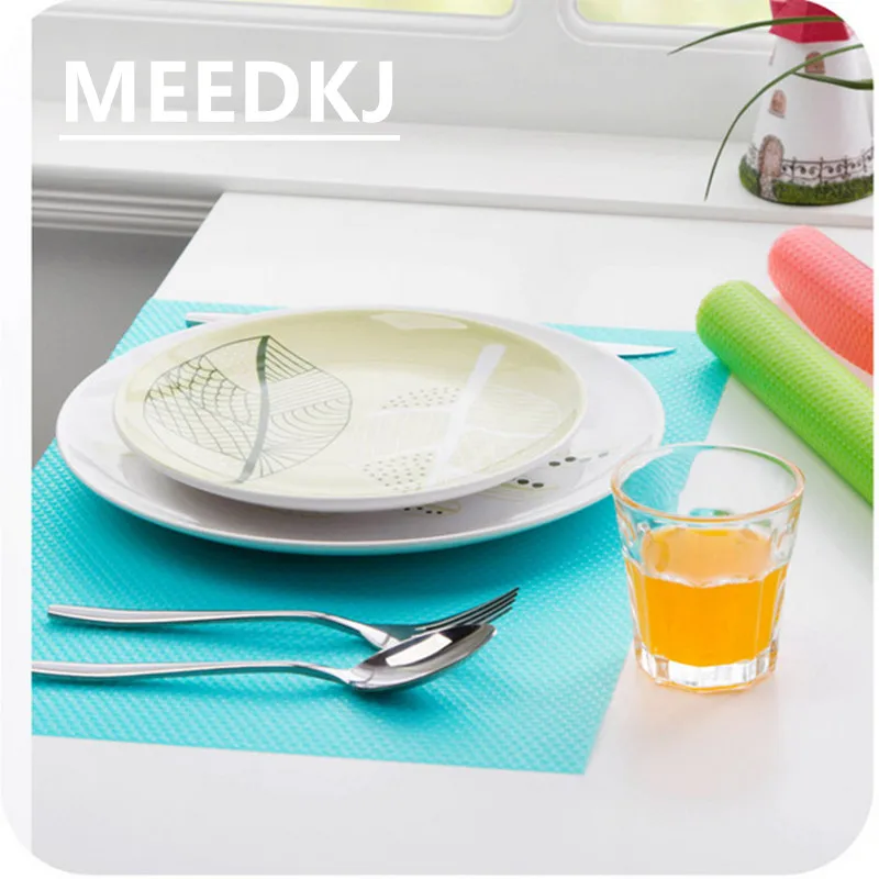 

4 Pcs Table mat drawer mat cabinet mat refrigerator mat