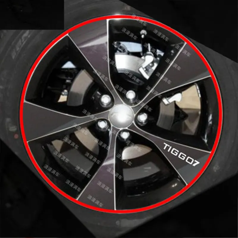 Для Chery Tiggo 7, Tiggo7, обод наклейки колеса автомобиля - Цвет: K
