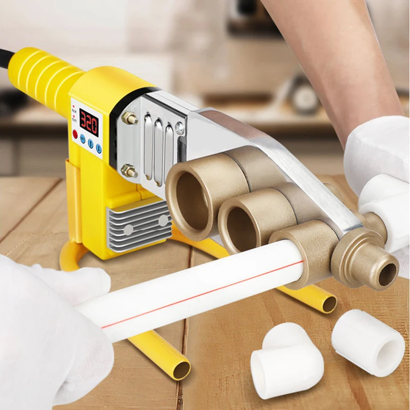 

220 В Бытовая водопроводная труба горячего расплава машина 20 мм 25 мм 32 мм диаметр трубы гидроэнергетика Инженерная PPR формовочная сварочная м...