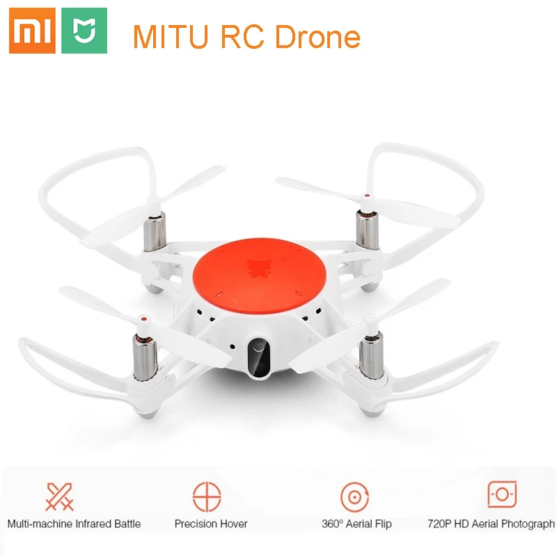 Xiaomi Миту WI-FI FPV дрона с дистанционным управлением 360 падения 720P HD Камера Multi-machine