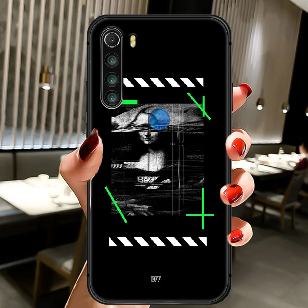 

Fashion Brand Off OW Phone Case Cover Hull For XIAOMI Redmi 7a 8a S2 K20 NOTE 5 5a 6 7 8 8t 9 9s Pro Max black Bumper Soft Prime