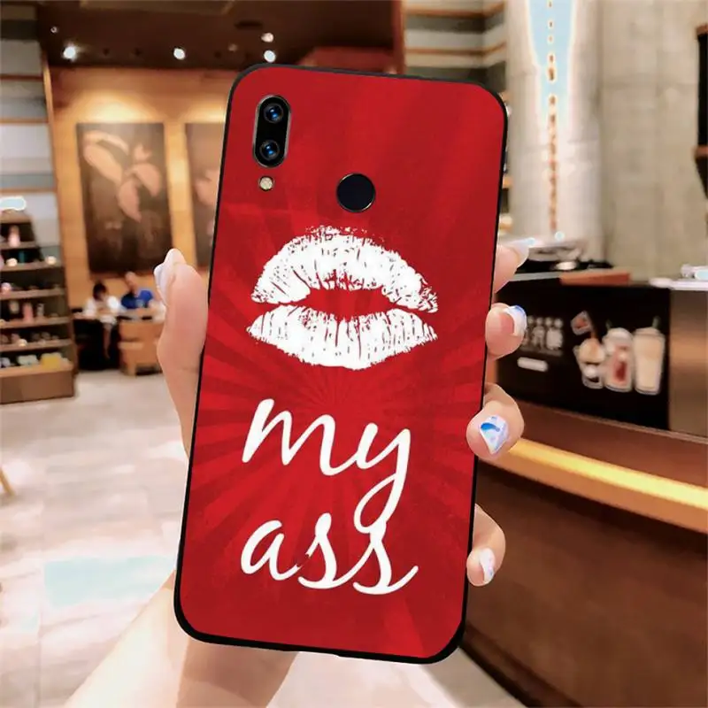 

I'm bad girl text quotes pattern high quality Phone Case coque For Xiaomi Redmi note 7 8 9 t k30 max3 9 s 10 pro lite