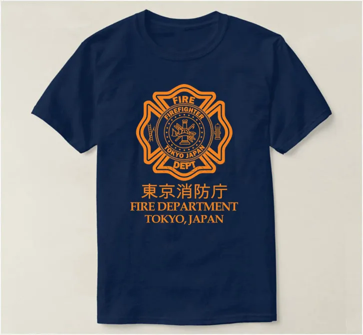 

Simple Design Tokyo Fire Department T-Shirt. Summer Cotton Short Sleeve O-Neck Men's T Shirt New S-3XL