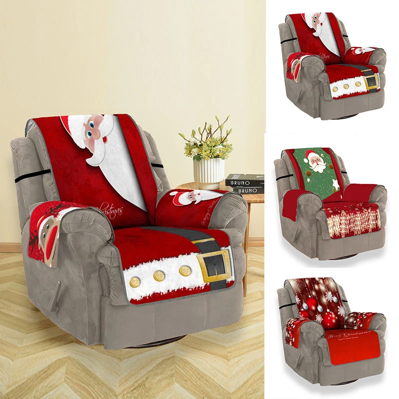 

Чехлы для диванов на 1/2/3 места для гостиной, чехол для дивана с цифровым 3D рисунком, Рождественский Декор, секционный чехол для дивана, чехол ...