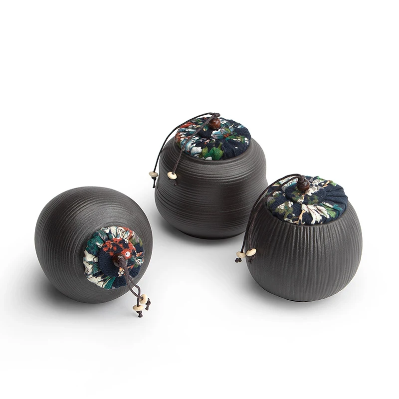 TANGPIN керамические чайные добавки черные винтажные канистры китайские кунг-фу