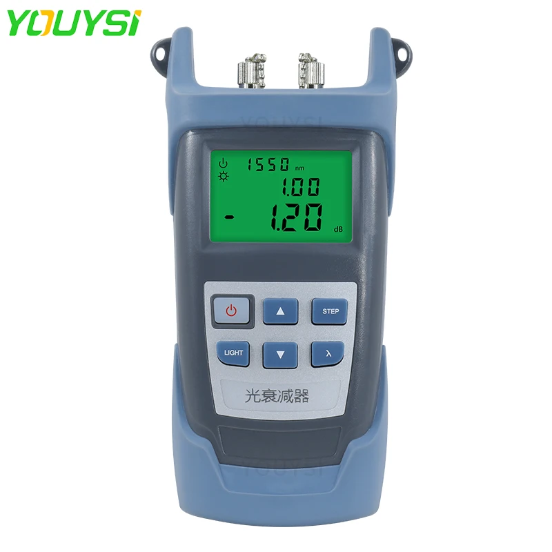 YOUYSI 0-60dB Ручной Волоконно-оптический аттенюатор YYS-AT60 регулируемое устройство