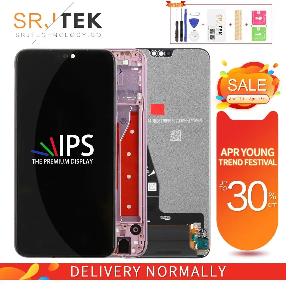 Сенсорный ЖК дисплей для HUAWEI Honor View 10 Lite стеклянная панель с датчиком Huawei 8X экран