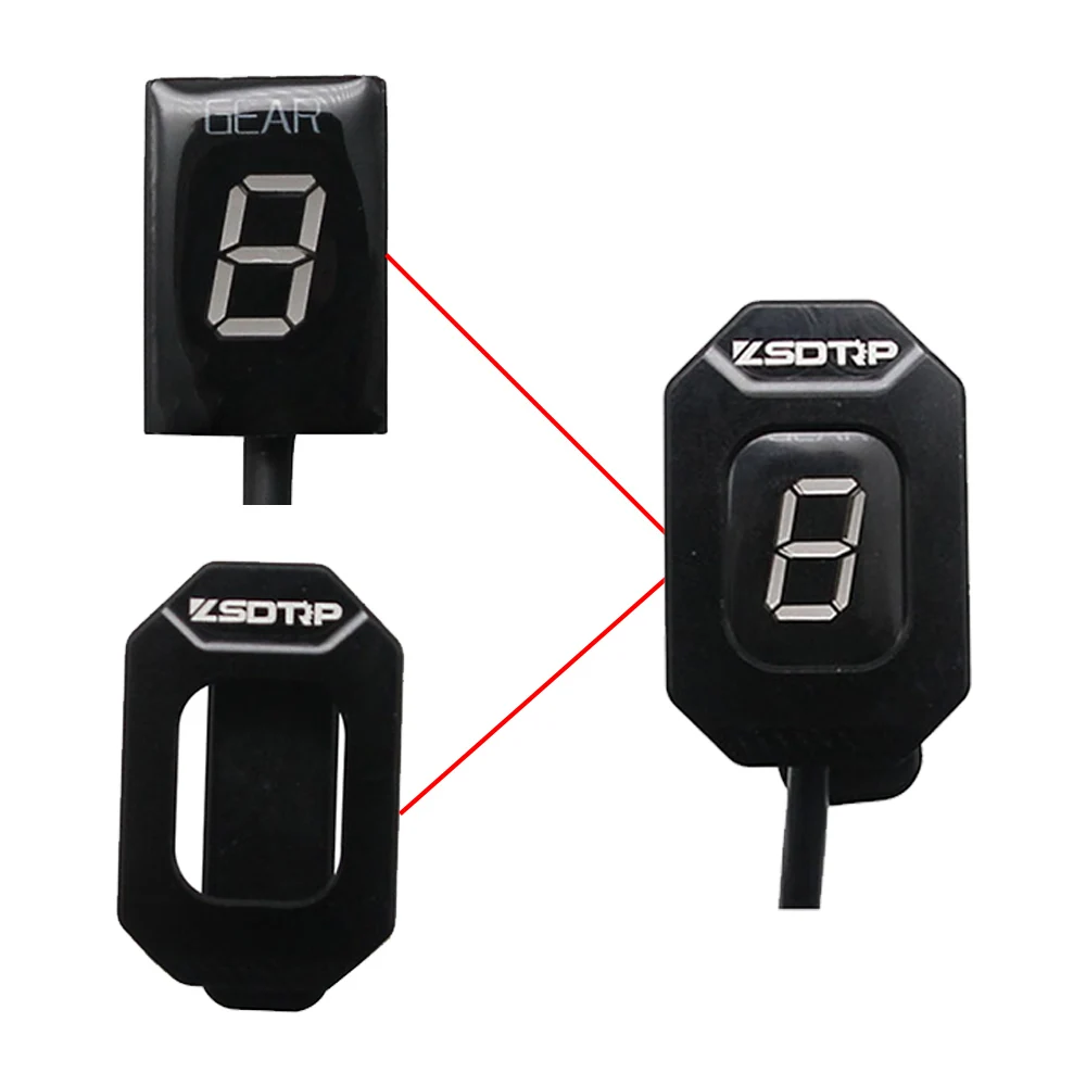 Индикатор скорости ЭБУ для мотоцикла светодиодный счетчик передач 1 6 уровня с