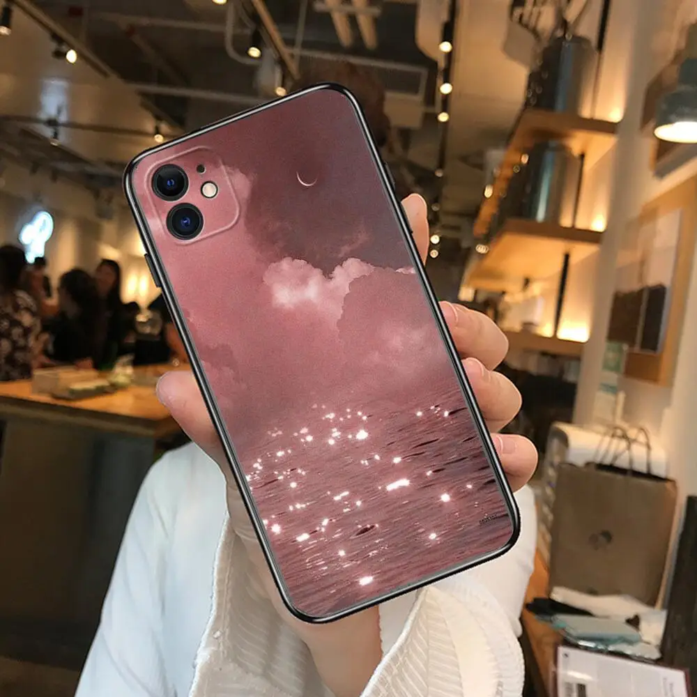Модные Розовые Чехлы для телефона для девушек для iphone 13 Pro Max, чехол  для 12 11 Pro Max 8 PLUS 7PLUS 6S XR X XS 6 mini se, мобильный сотовый  телефон | AliExpress