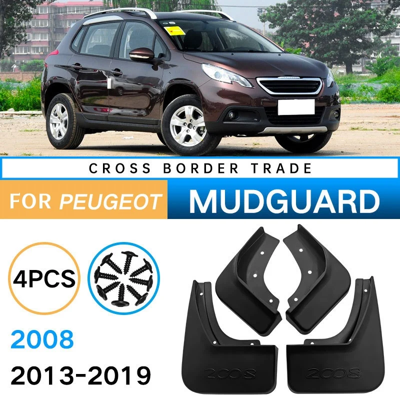 

AU04-Брызговики для Peugeot 2008 2013-2019, брызговики, брызговики, аксессуары