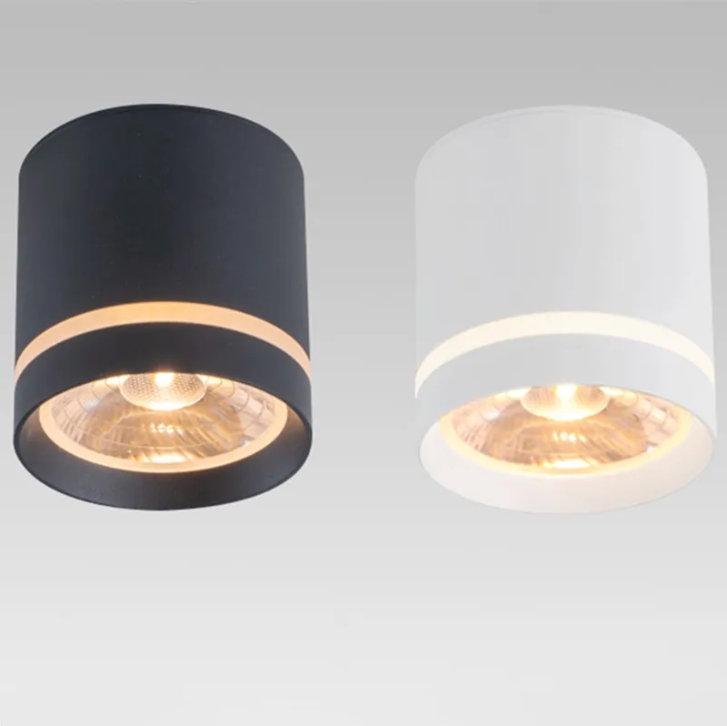 Круглый Светодиодный точечный светильник с поверхностным креплением потолочный