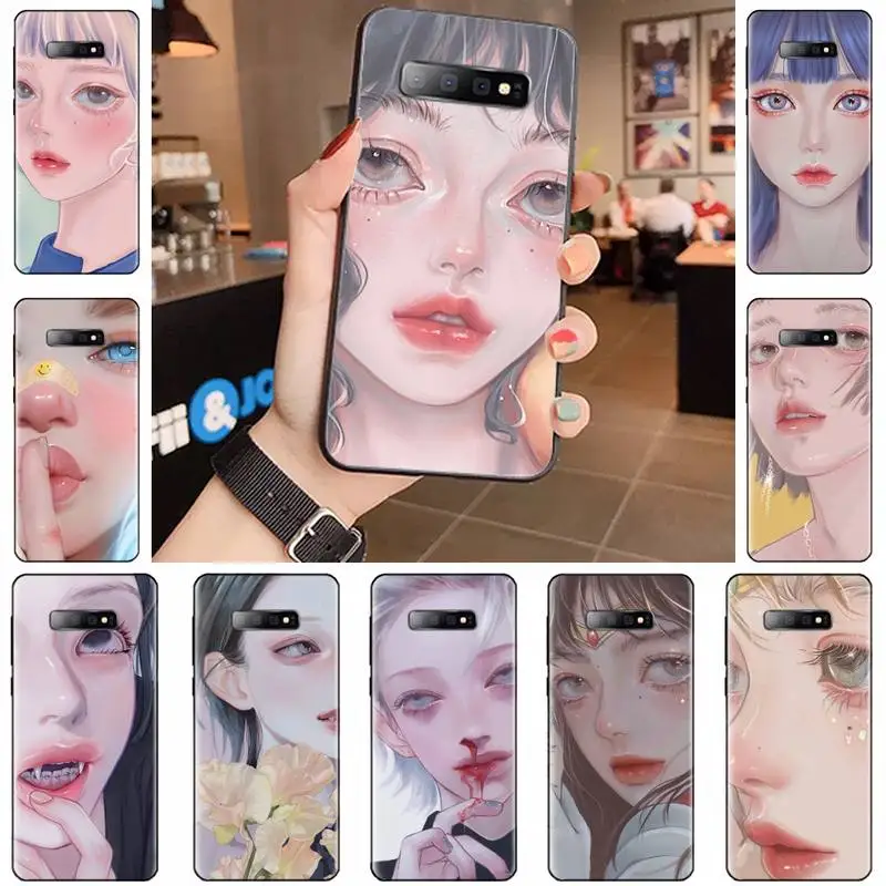 

Sexy personality girl Phone Case For Samsung Galaxy S5 S6 S7 S8 S9 S10 S10e S20 edge plus lite Cover Funda Shell