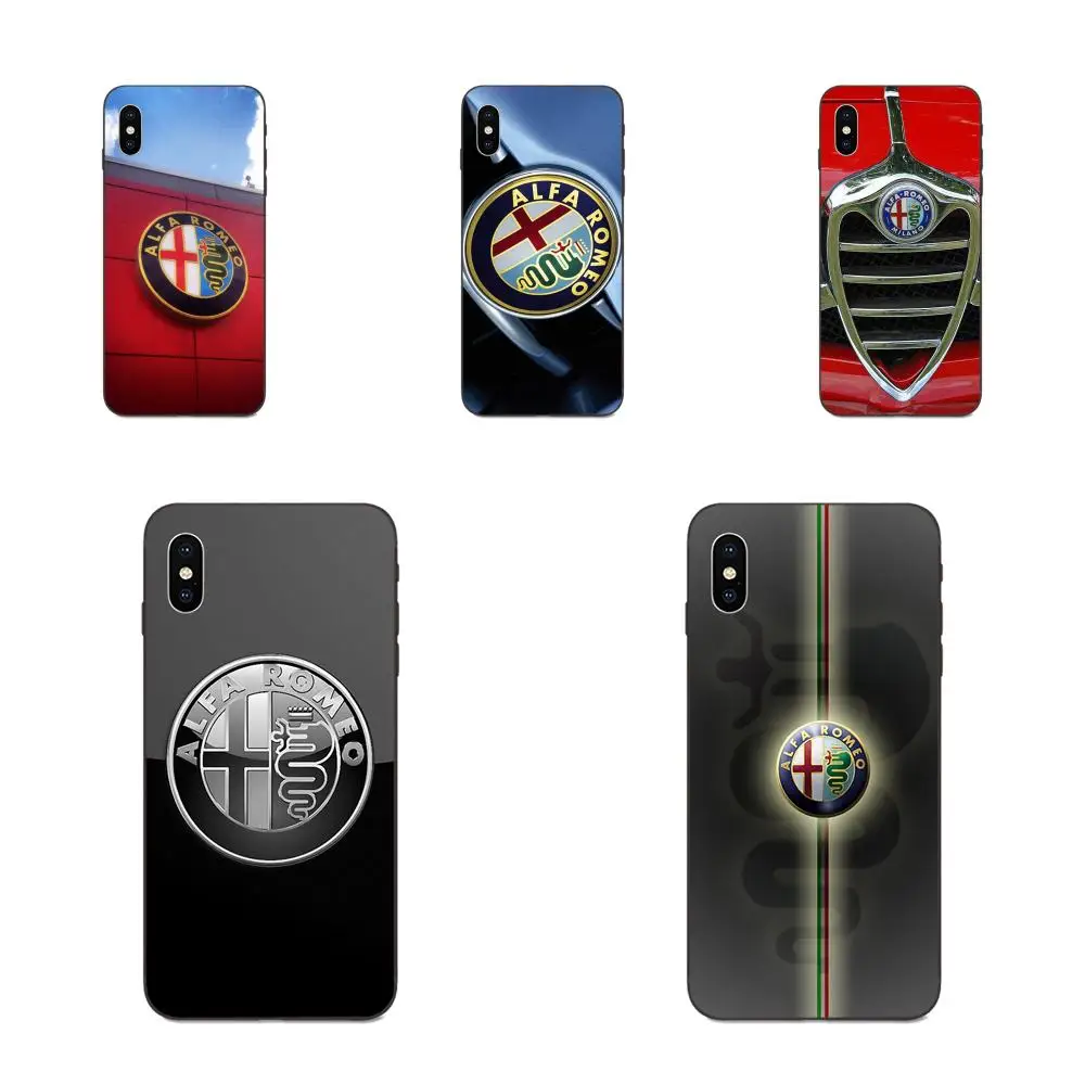 Alfa Romeo для Galaxy A3 A5 A6 A6s A7 A8 A9 A10 A20E A30 A40 A50 A60 A70 A80 A90 плюс 2018 с высокой детализацией