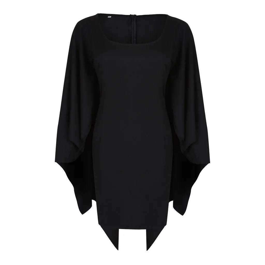 Лето 2019 хит продаж женское платье большого размера с круглым вырезом и длинным