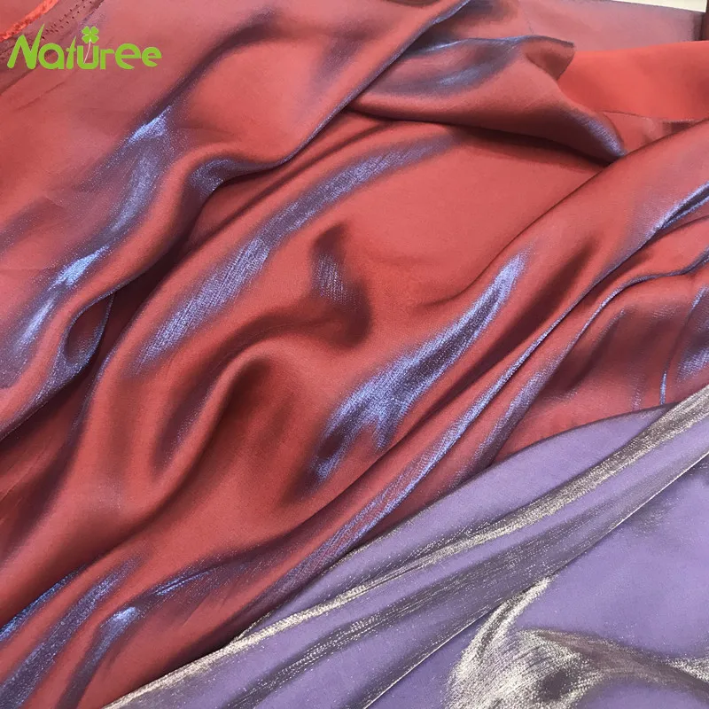 1 5 м * блестящая атласная ткань высокая провисающая для платья Hanfu детской одежды