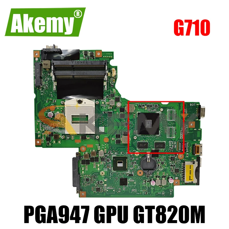 

Материнская плата для ноутбука Lenovo G710, PGA947 GPU GT820M 100%